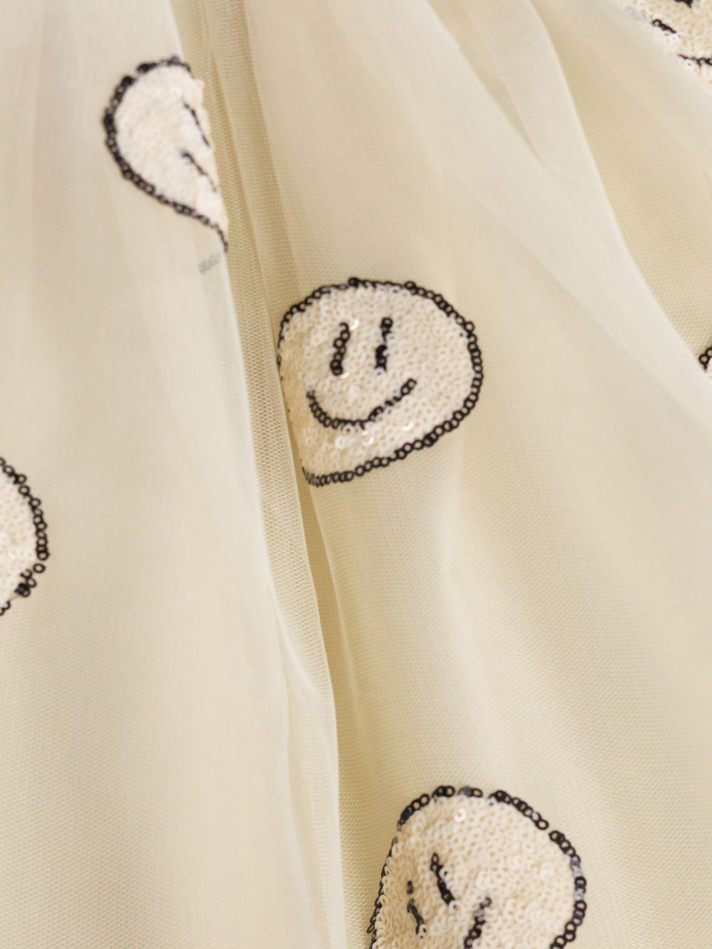 Abito Cyrusila per bambina Molo beige con decorazione in paillettes 2S26E131 8894 MOLO KIDS