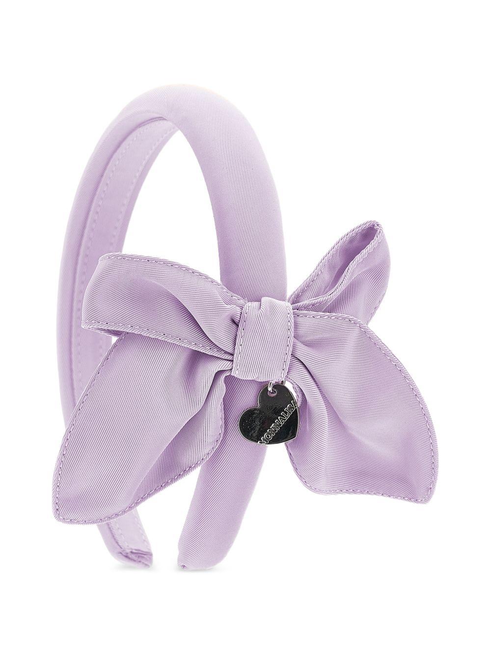 Cerchietto per bambina Monnalisa Kids viola con fiocco sul lato 17H002 8095 0063 MONNALISA KIDS