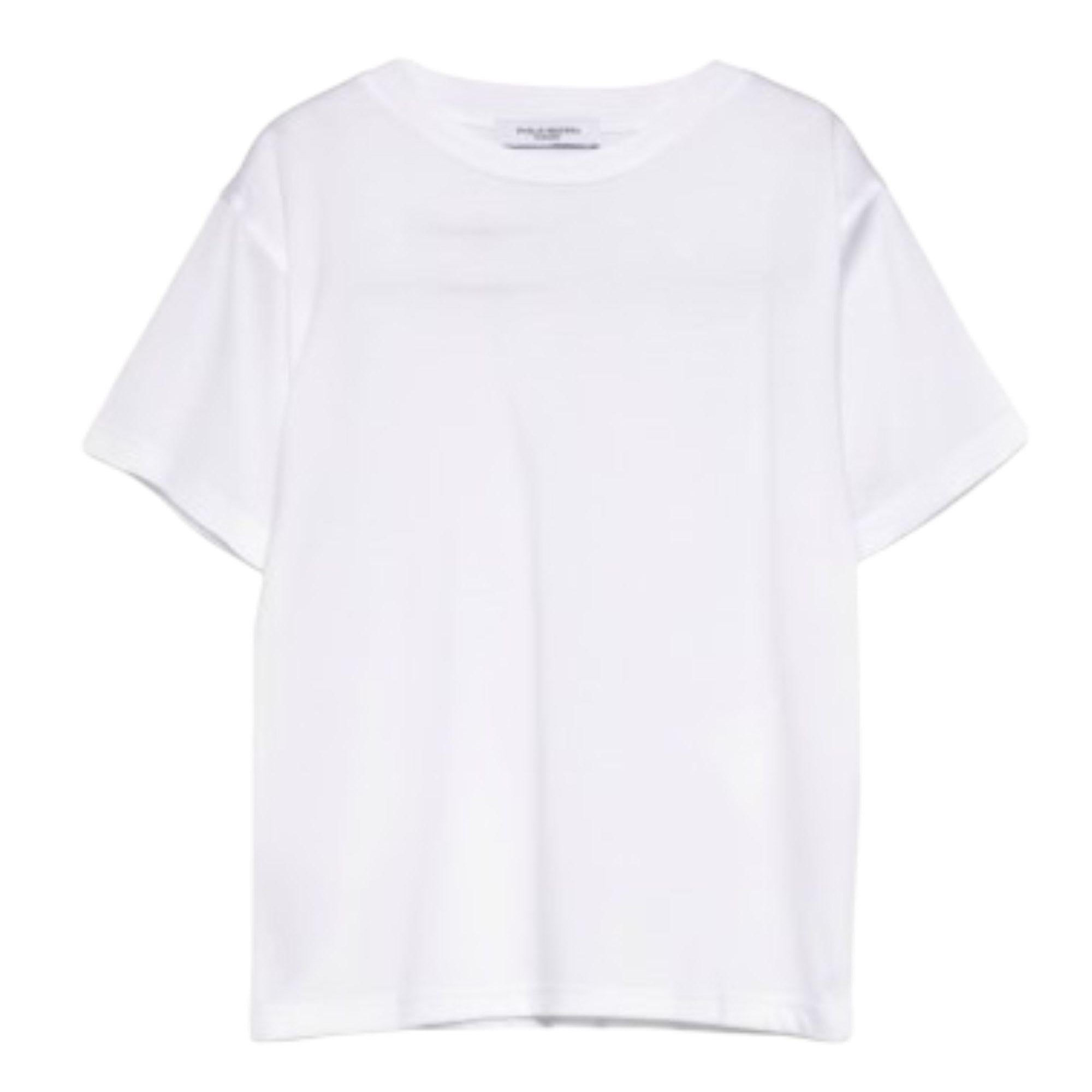 T-shirt per bambino Paolo Pecora Kids bianco con maniche corte PP4219 BIANCO PAOLO PECORA KIDS