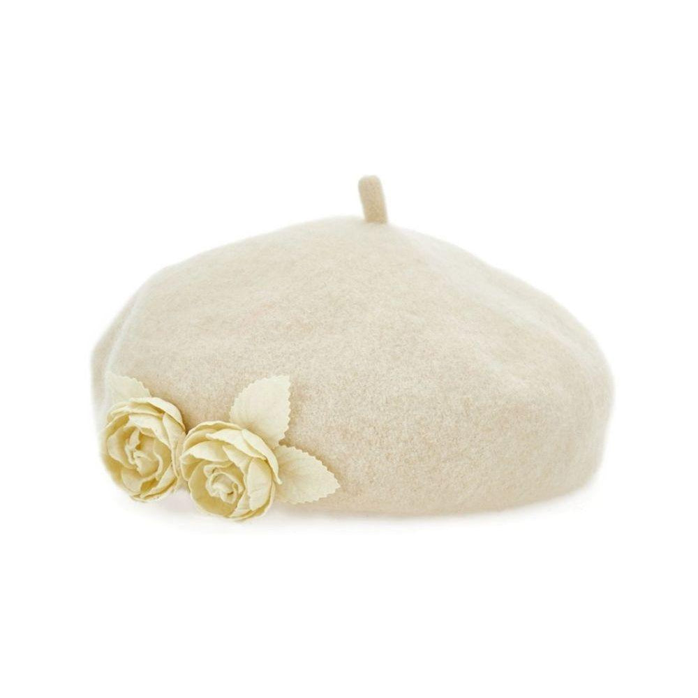 Basco per bambina Monnalisa Kids bianco con decorazione a fiori 79H001 8068 0001 MONNALISA KIDS