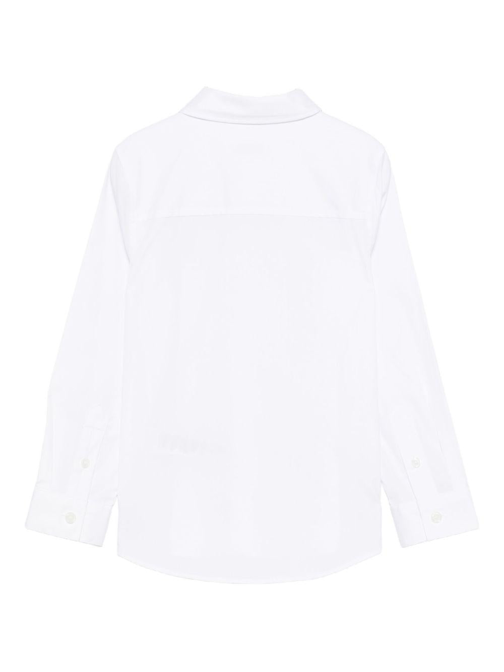 Camicia per bambino Burberry Kids bianca con logo 8108990 A1464 BURBERRY KIDS