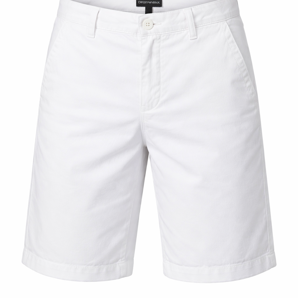 Bermuda per bambino Emporio Armani Kids bianchi con placca logo 8N4S60 4N6YZ 0100 EMPORIO ARMANI KIDS