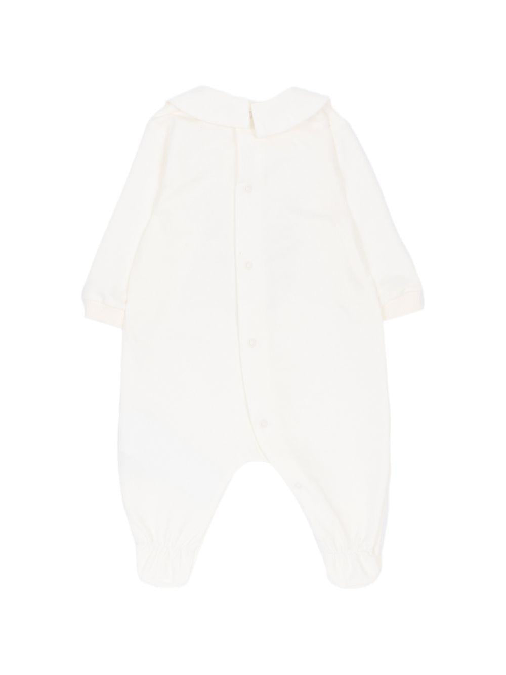 Tutina per neonati Moschino Kids bianca con Teddy Bear MUY098LCA19 10063 MOSCHINO KIDS