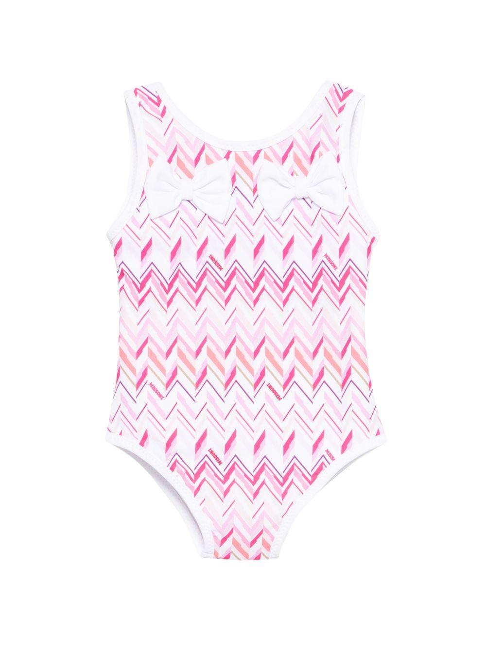 Costume per neonata Missoni Kids multicolore con motivo a zig zag MYC009 Z3724 100FU MISSONI KIDS