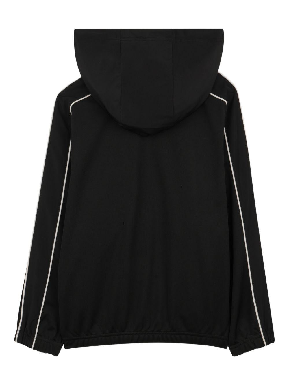 Felpa per bambino Kenzo Kids nero con cappuccio K61690 09B KENZO KIDS