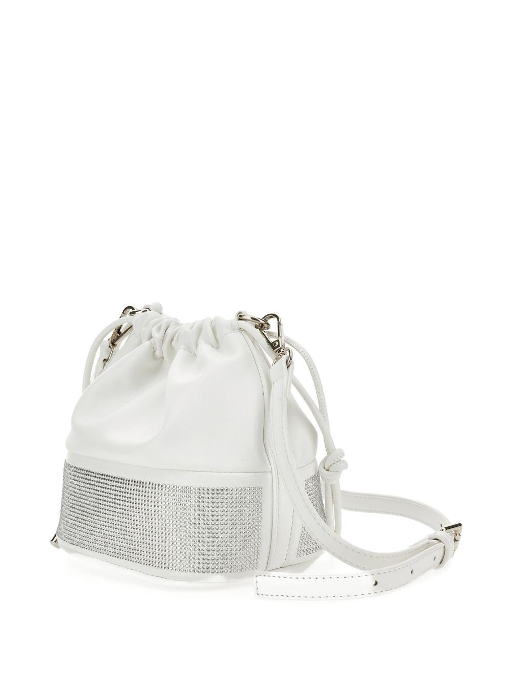Borsa per bambina Monnalisa bianca con decorazione a strass 79G004 7742 0001 MONNALISA