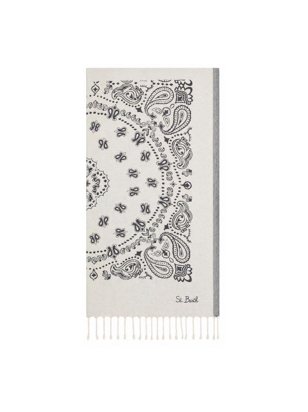 Telo mare MC2 Saint Barth multicolore con stampa Paisley all-over FOUT009 02709L MC2 ST. BARTH KIDS