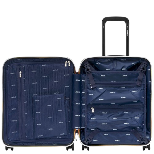 Trolley Eudoxie K-Way Kids viola con monogramma tono su tono K4125ZW 345 K-WAY KIDS