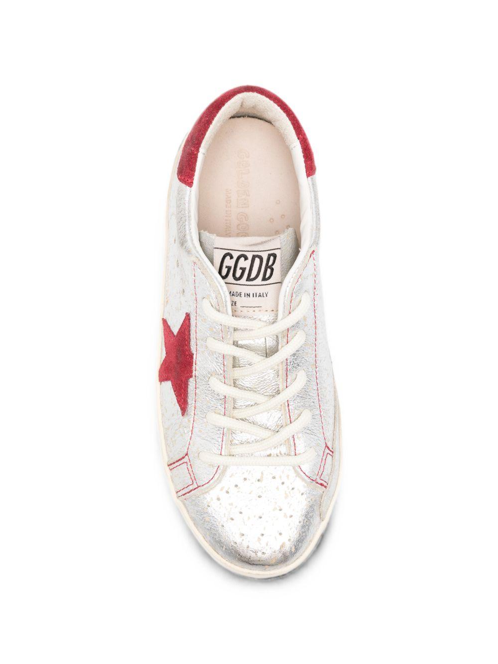 Sneakers per bambini Golden Goose Kids grigio con toppa a stella F00101F008659 70217 GOLDEN GOOSE KIDS