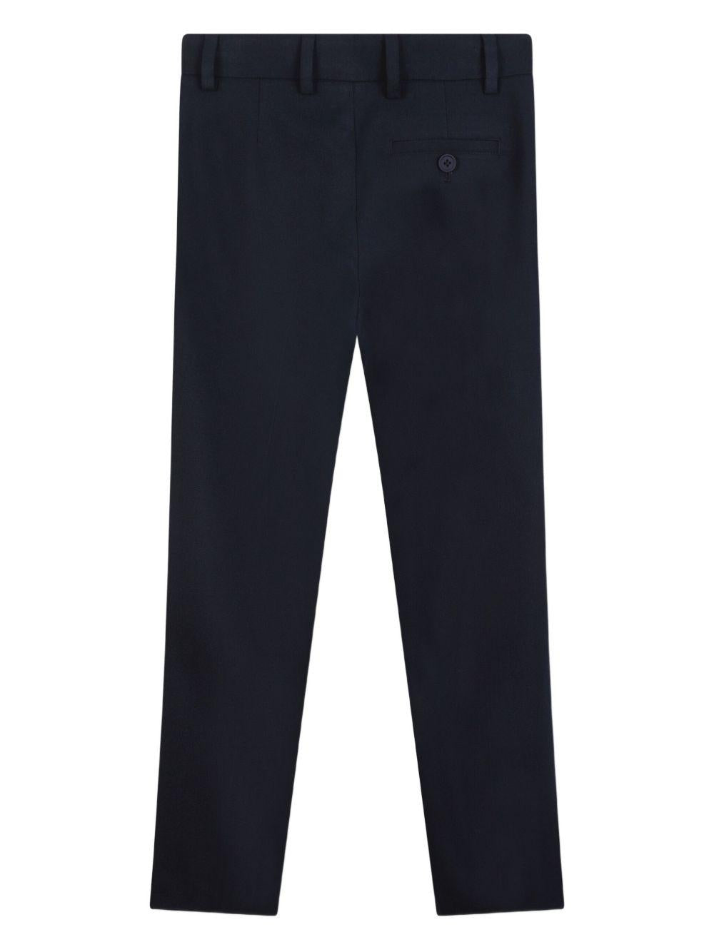 Abito da bambino Boss Kids blu navy con revers classici J52684 862 BOSS KIDS