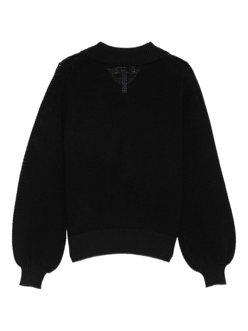 Maglione per bambino Molo nero con trama traforata 2S26K311 0099 MOLO KIDS