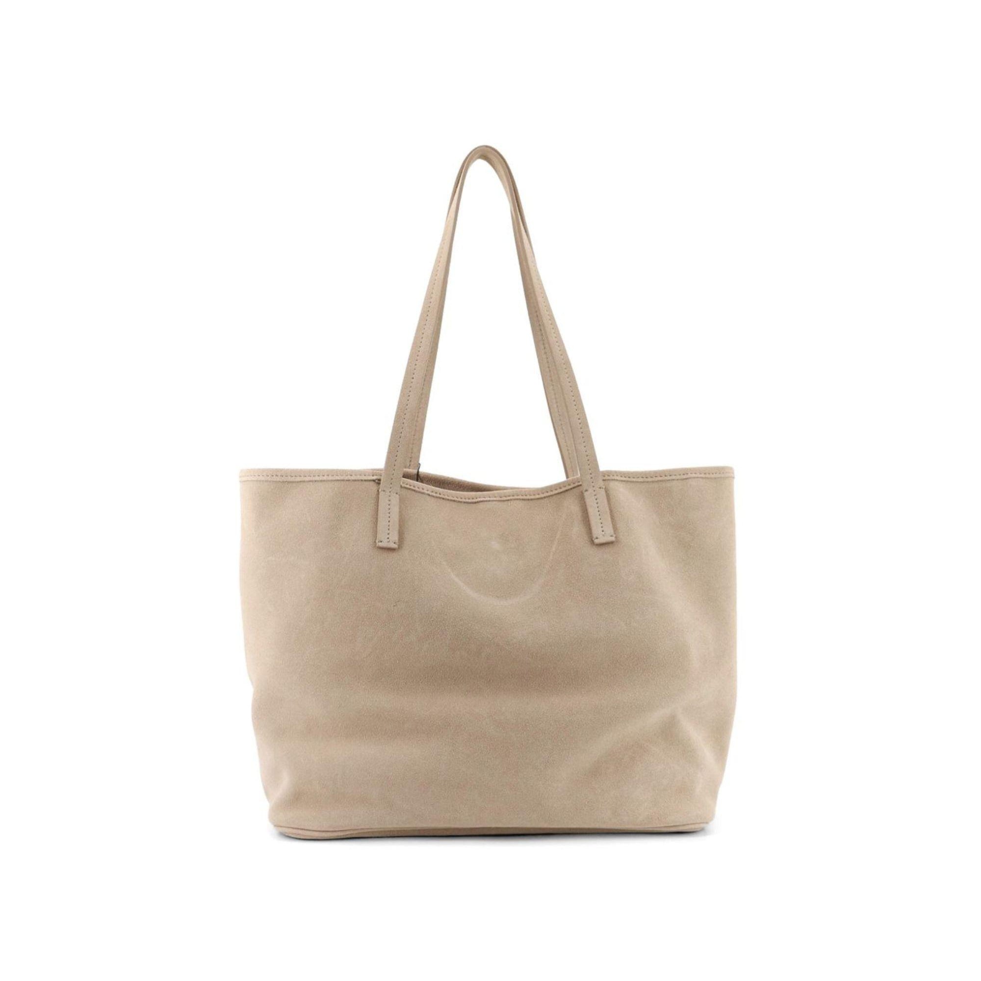 Borsa City MC2 Saint Barth beige con logo tono su tono CB0003 00102L MC2 ST. BARTH KIDS