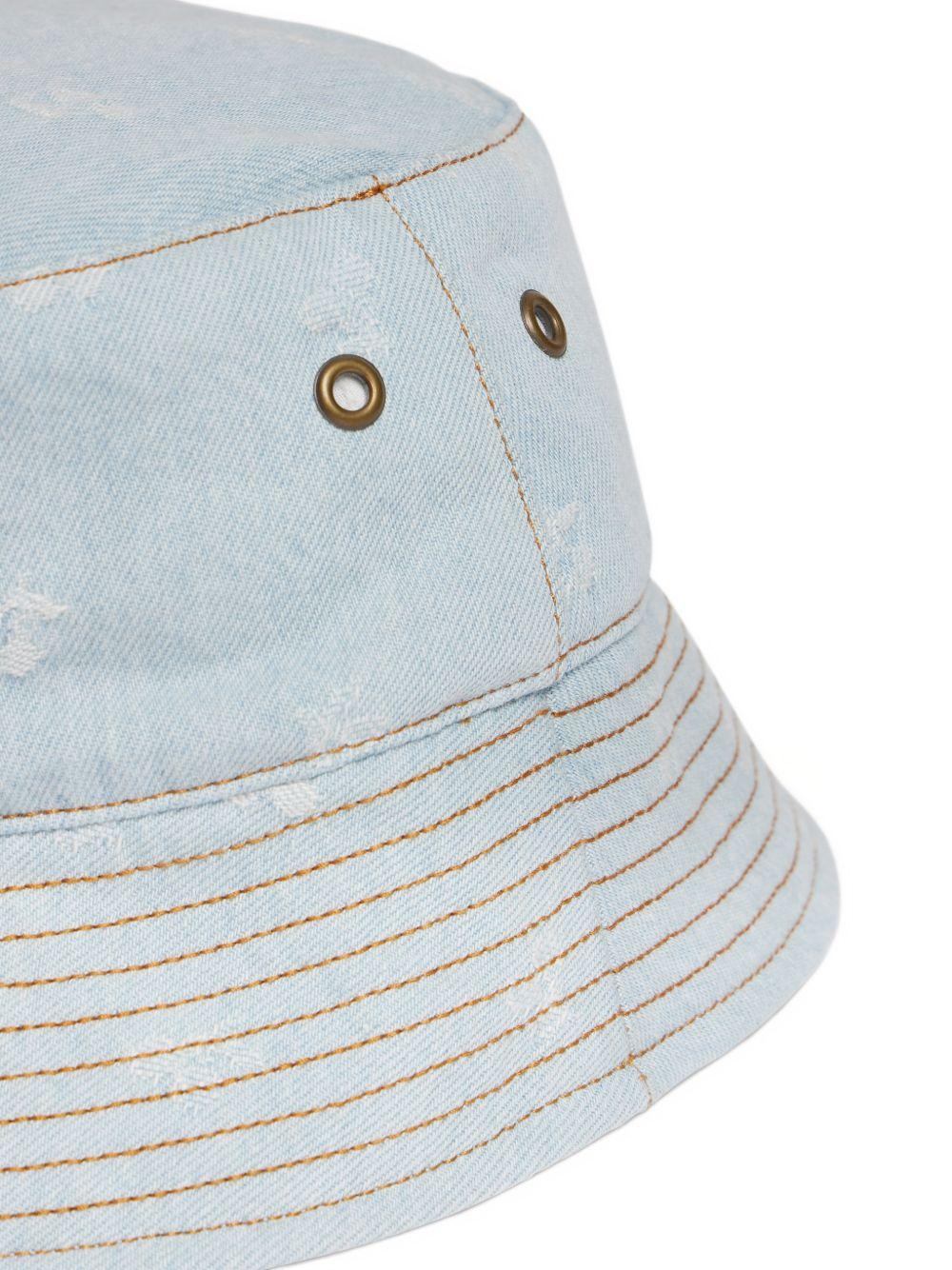 Cappello Theana per bambina Bonpoint azzurro con effetto sfilacciato S06GACW00009 610 BONPOINT KIDS