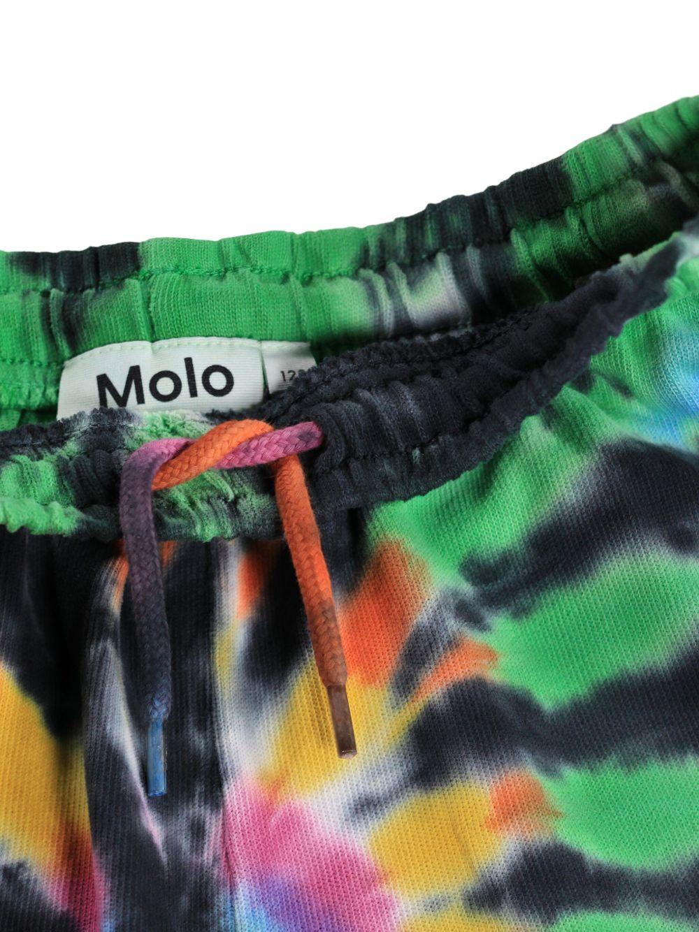 Shorts Amil per bambina Molo multicolore con fantasia tie-dye 6S26H205 5984 MOLO KIDS