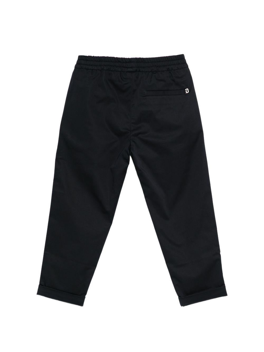 Pantaloni per bambino DONDUP Kids blu con orlo con risvolto DMPA1830RA029 4000 DONDUP KIDS