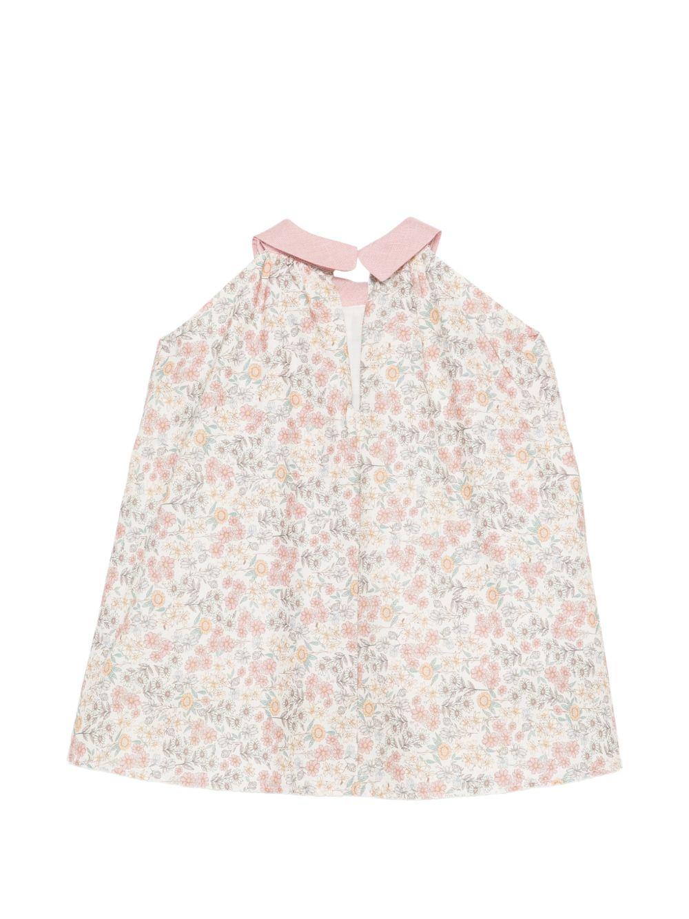 Abito per neonata La Stupenderia multicolore con stampa floreale all-over 2TJAB94 X99 LA STUPENDERIA