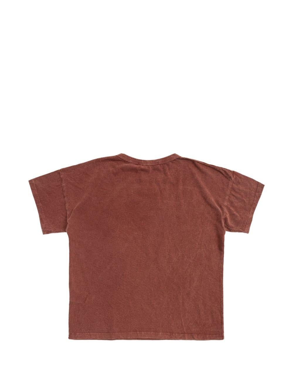 T-shirt per bambino Bobo Choses marrone con stampa grafica Mr. Pickles B126AC005 211 BOBO CHOSES KIDS