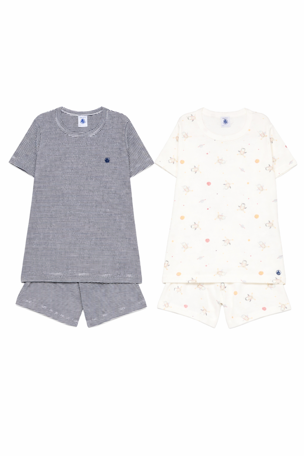 Set due pigiami per bambino Petit Bateau multicolore con stampa all-over A0FQH 00 PETIT BATEAU KIDS