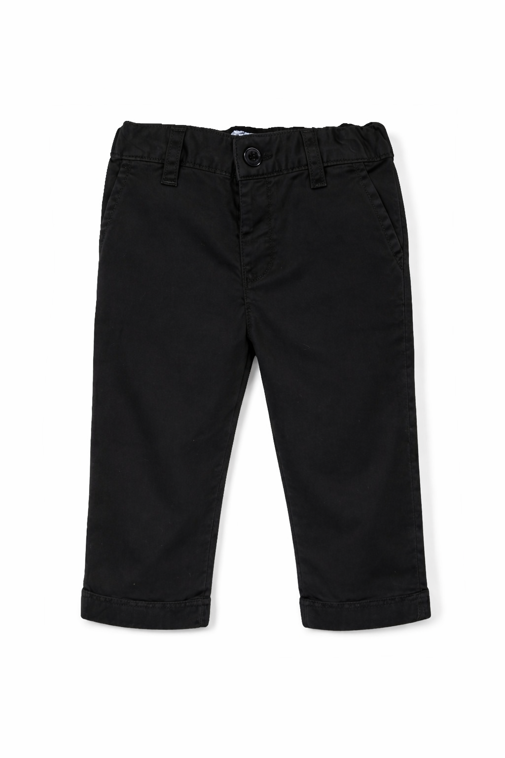Pantaloni per neonato Emporio Armani Kids blu con placca logo argentata 8NHP60 4N6YZ 0920 EMPORIO ARMANI KIDS