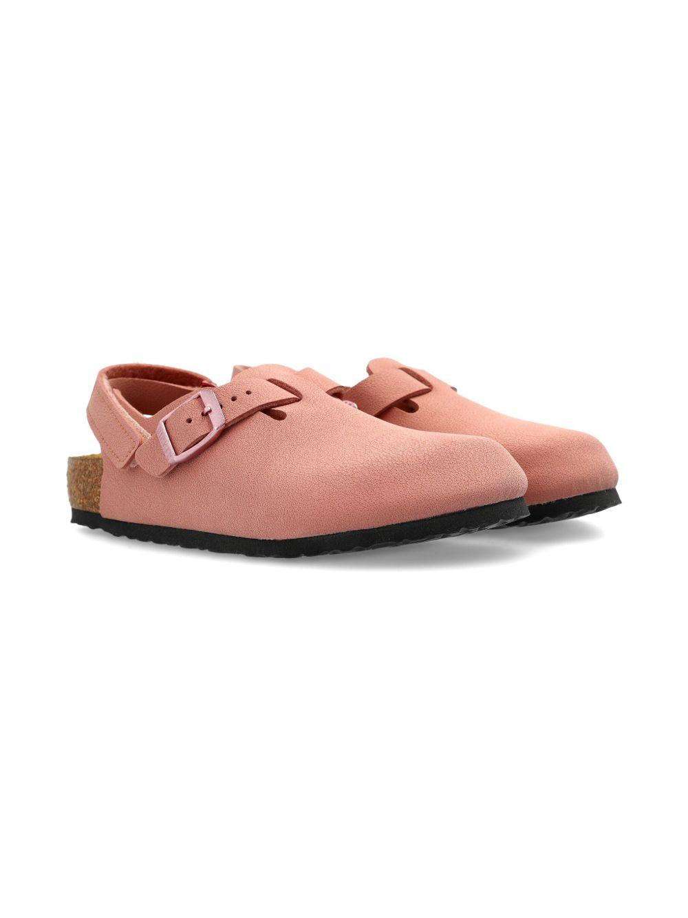 Sandali per bambina Birkenstock Kids rosa con cinturino posteriore 1030824 PINK BIRKENSTOCK
