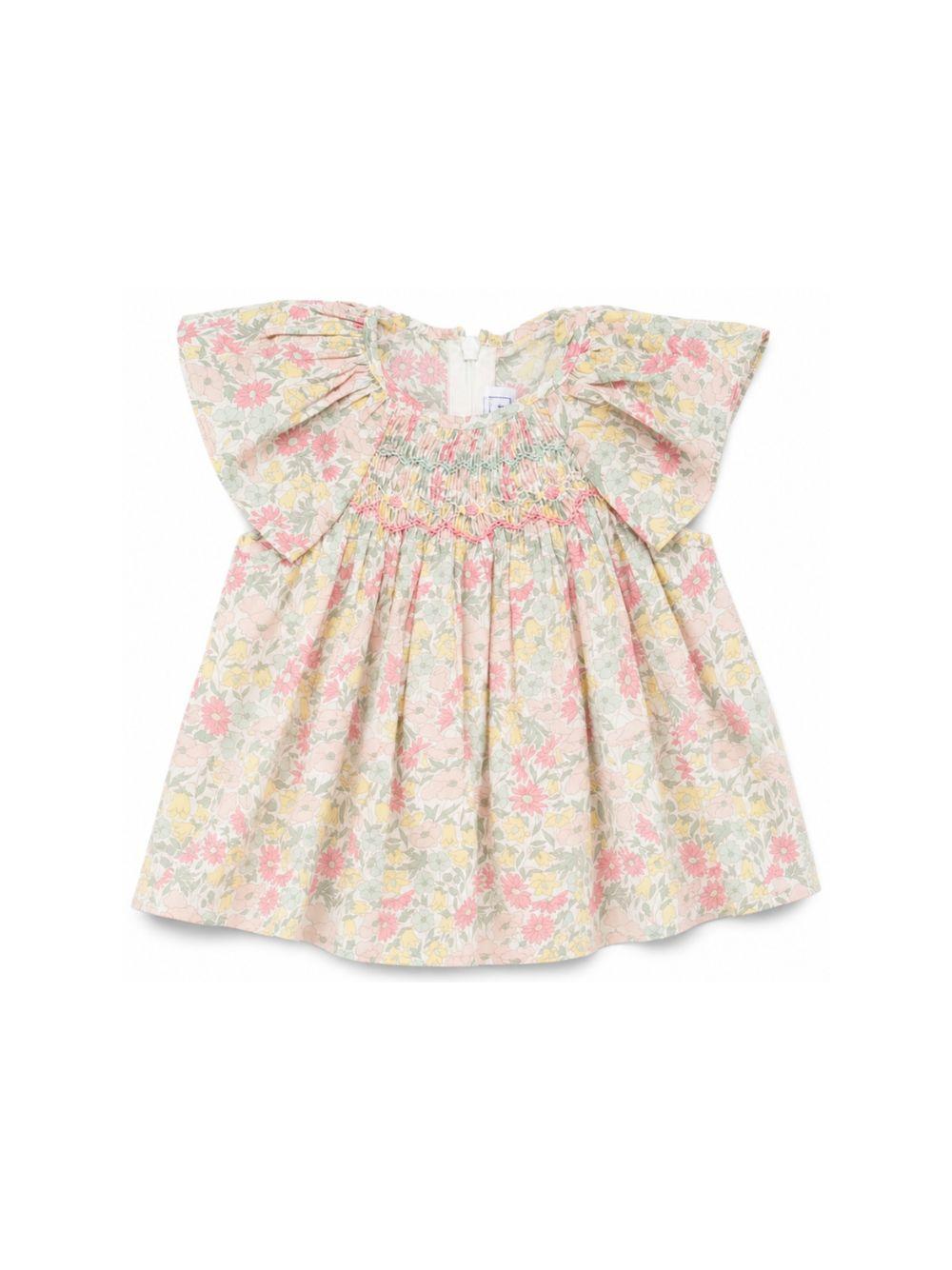 T-shirt per neonata Tartine Et Chocolat multicolore con stampa floreale all-over CC12101 70 TArtine & Chocolat KIDS