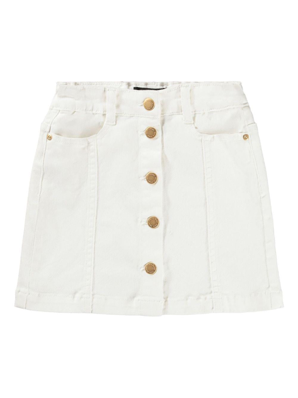 Gonna per bambina Molo bera bianca con design svasato 2S26D125 5636 MOLO KIDS