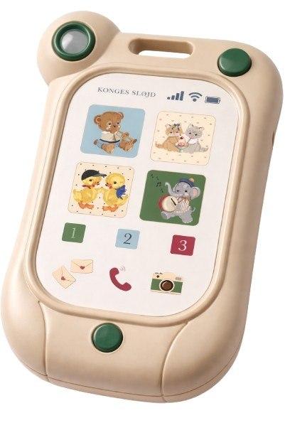 Telefono per bambini Konges Slojd beige con suoni e pulsanti KS105505 MULTI KONGES SLOJD
