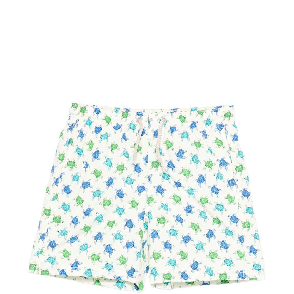Costume da bagno per bambino MC2 Saint Barth multicolore con stampa tartaruga all-over JEA0022 04127L MC2 ST. BARTH KIDS