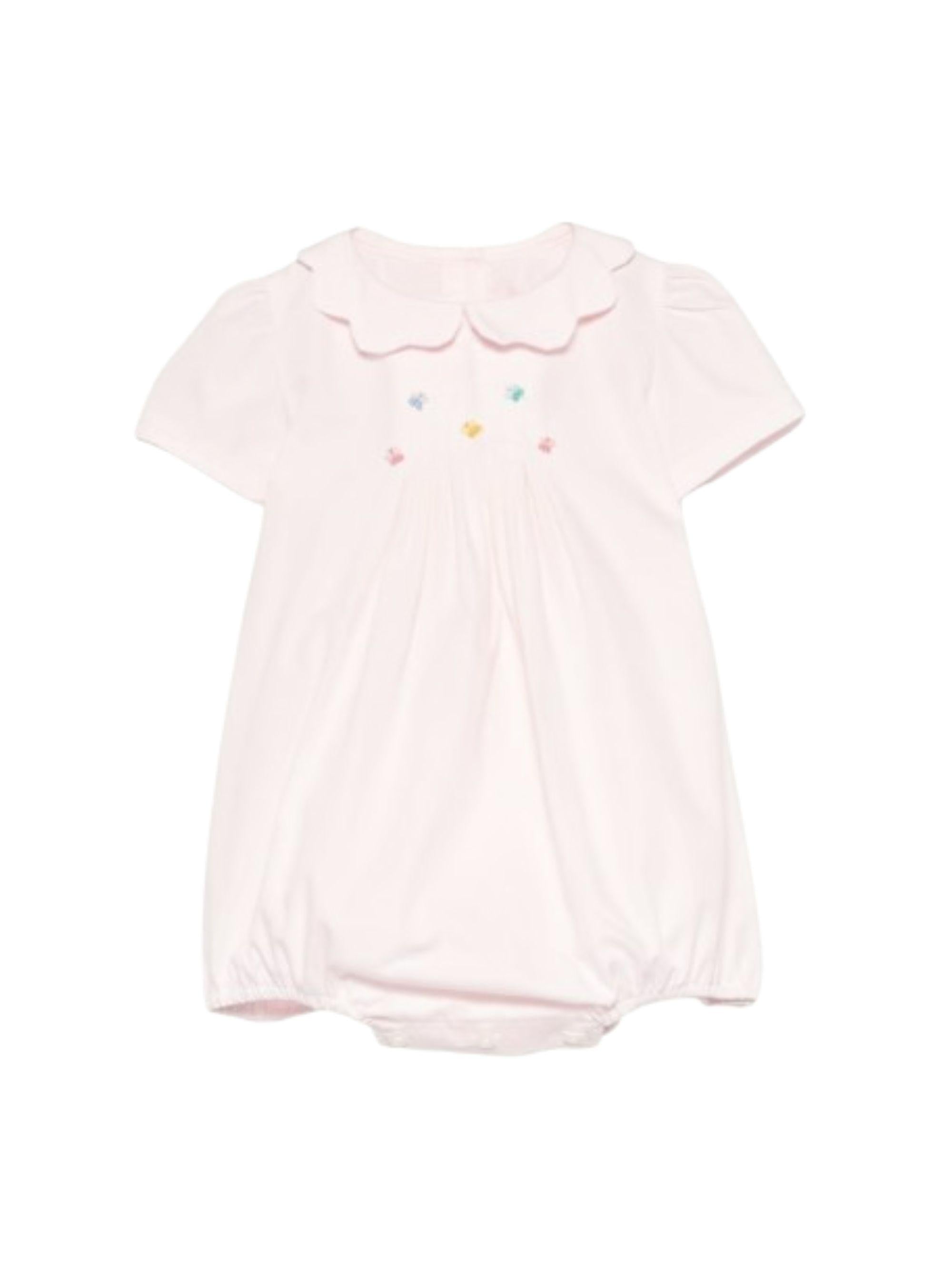 Tutina per neonata Mariella Ferrari rosa con ricamo a farfalla PLO13BIS 007 MARIELLA FERRARI