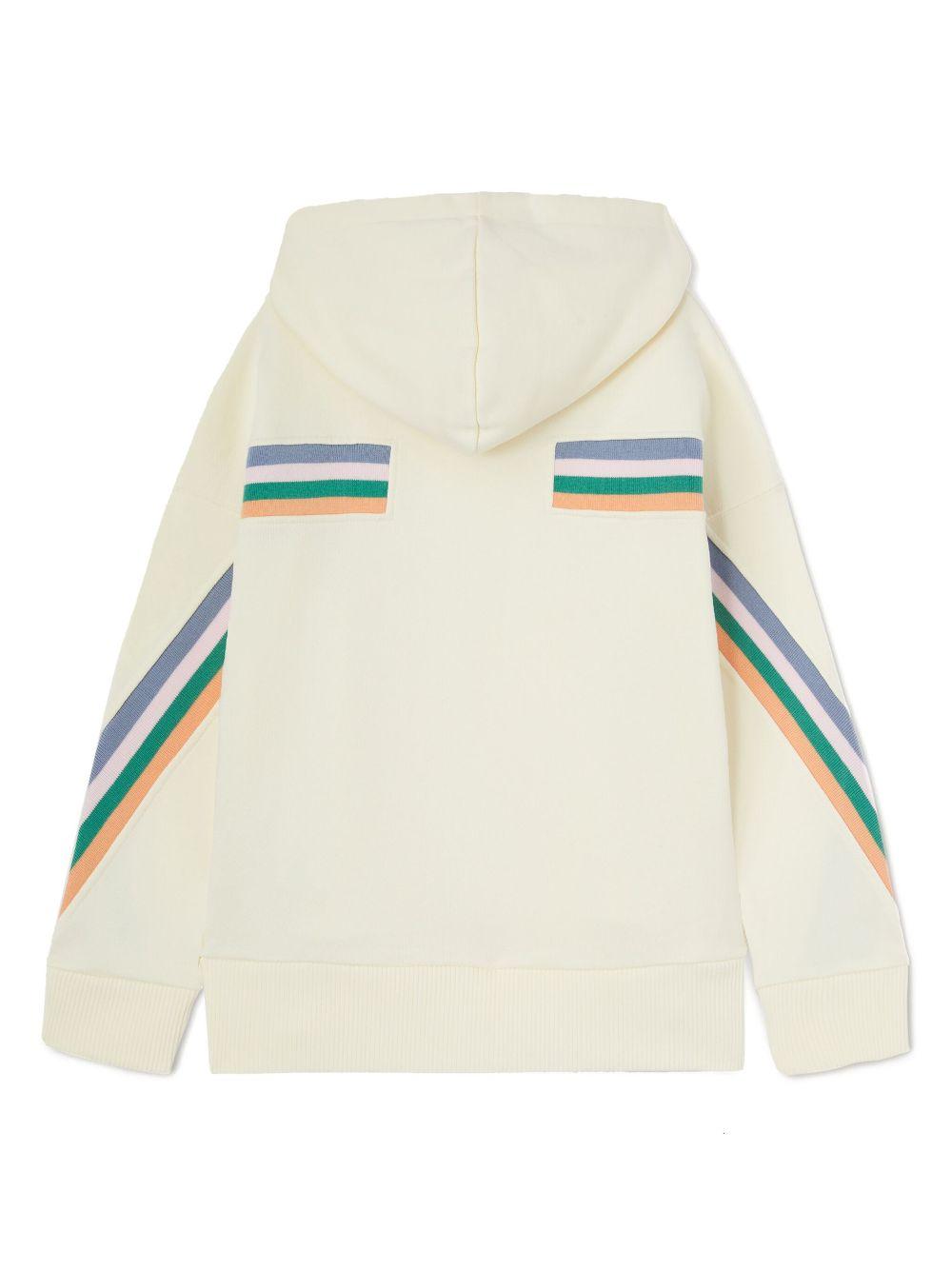 Felpa per bambina Palm Angels Kids beige con cappuccio PGBB016S25FLE001 043B PALM ANGELS KIDS