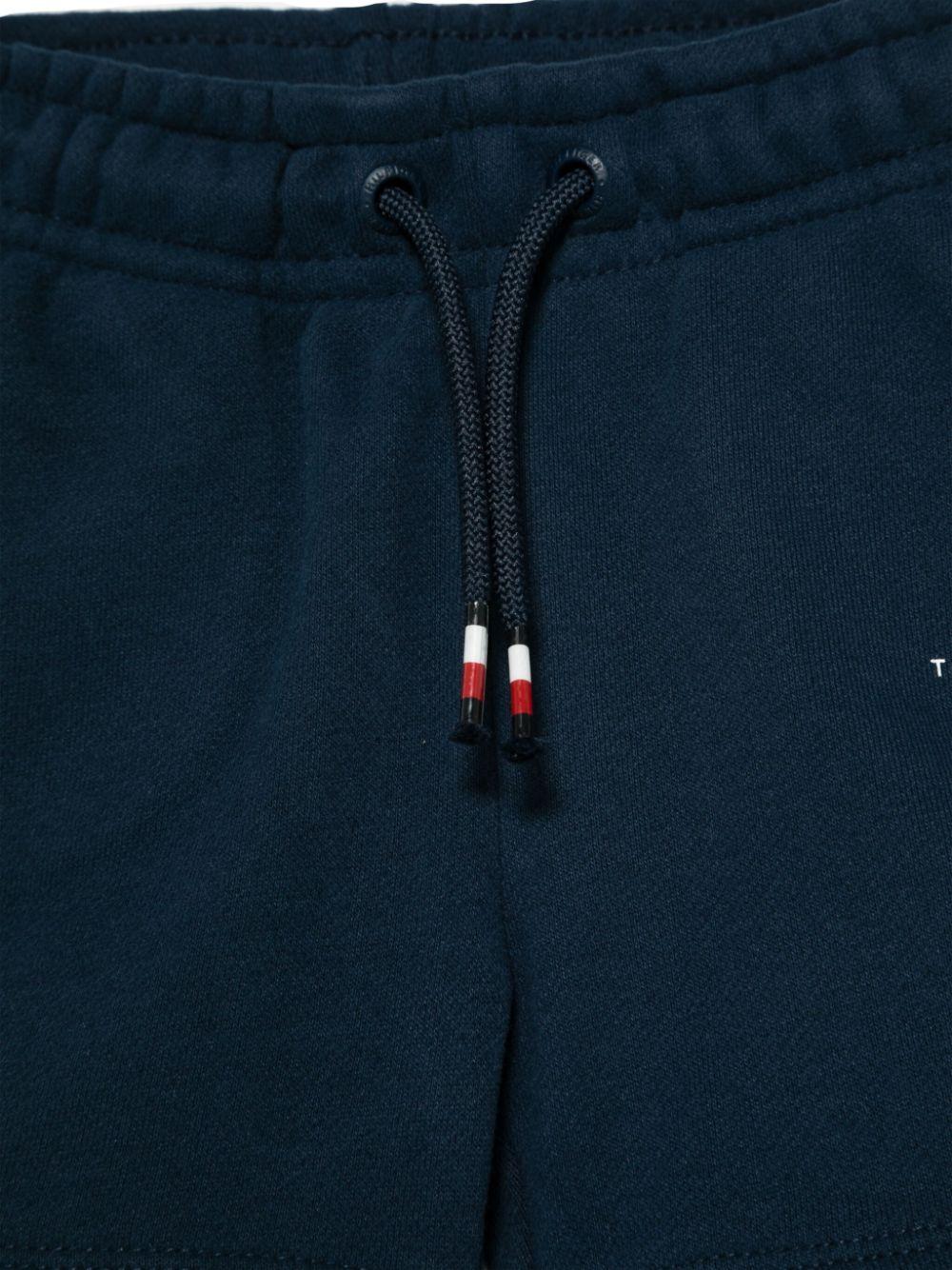 Bermuda con logo per neonato Tommy Hilfiger Junior blu con logo sul retro KS0KS00627NB C1G TOMMY HILFIGER KIDS