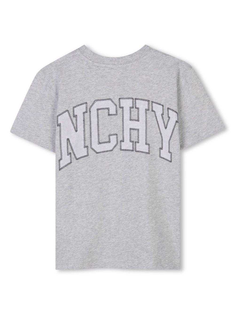 T-shirt per bambino Givenchy Kids grigio con stampa con logo H30738 A01 GIVENCHY KIDS
