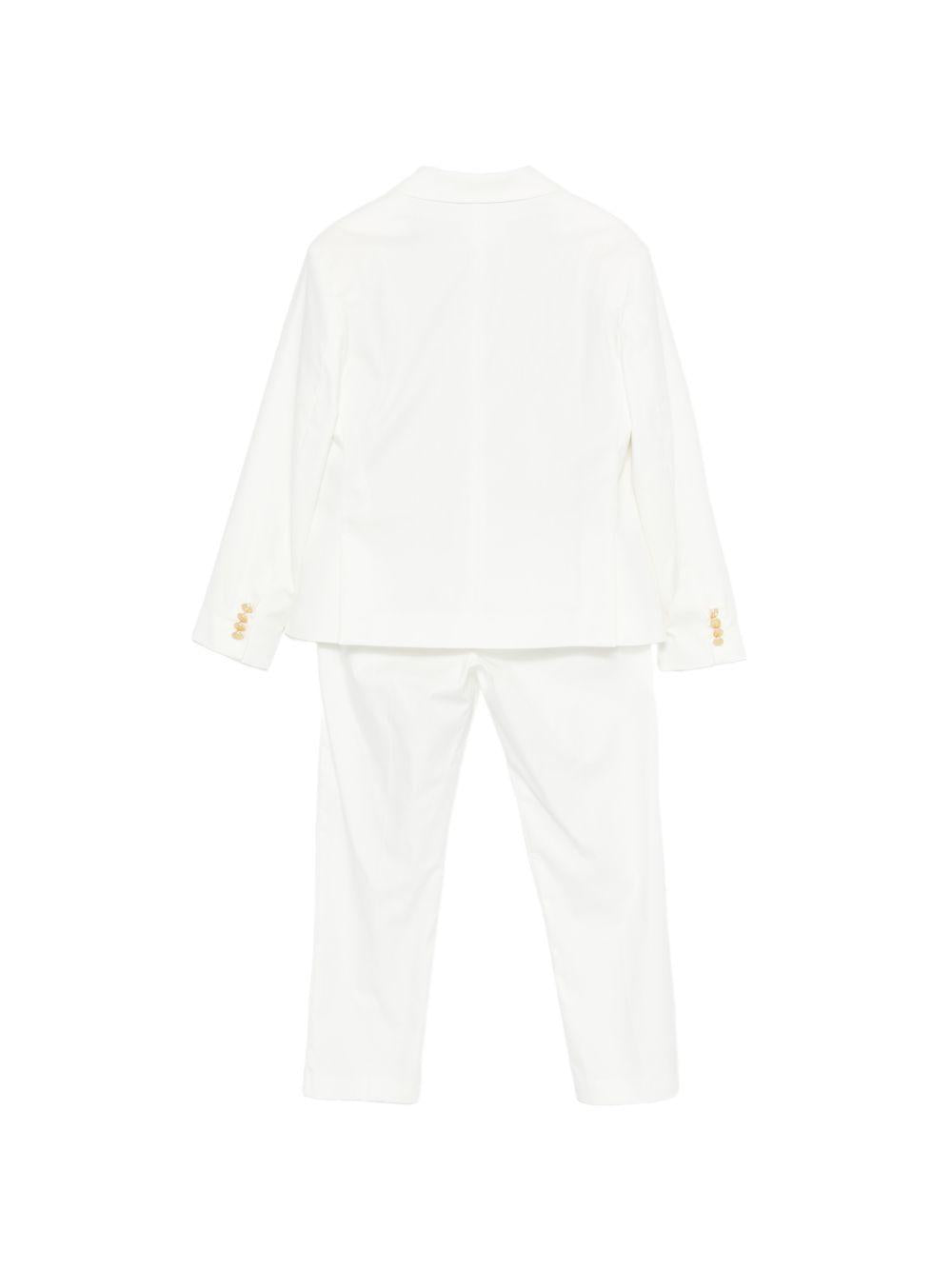 Completo confort per bambino Colorichiari bianco con bottoni color oro MC508358 4795 15 COLORICHIARI