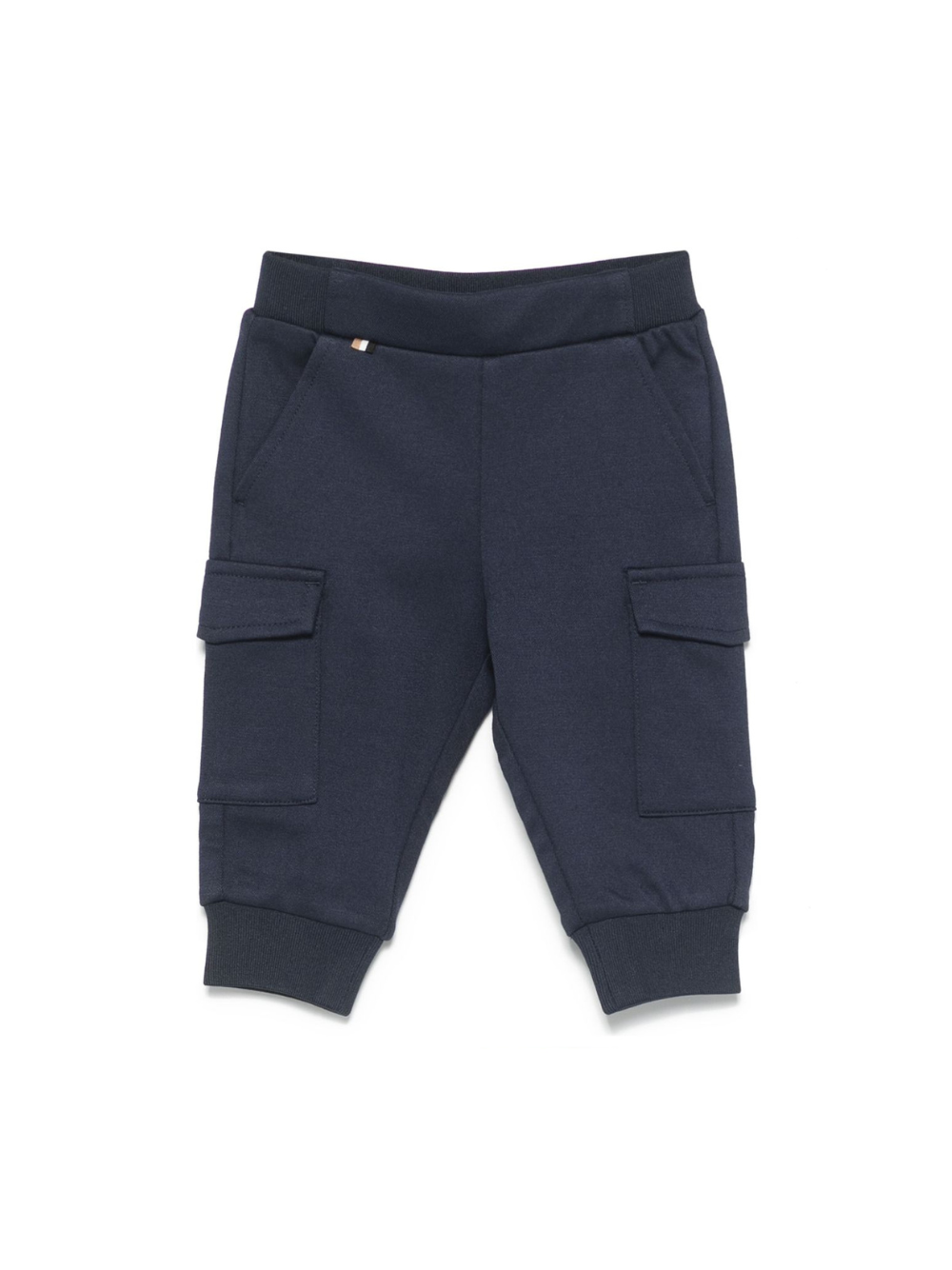 Pantaloni sportivi affusolati per neonato BOSS Kidswear blu con due tasche laterali J52076 849 BOSS KIDS