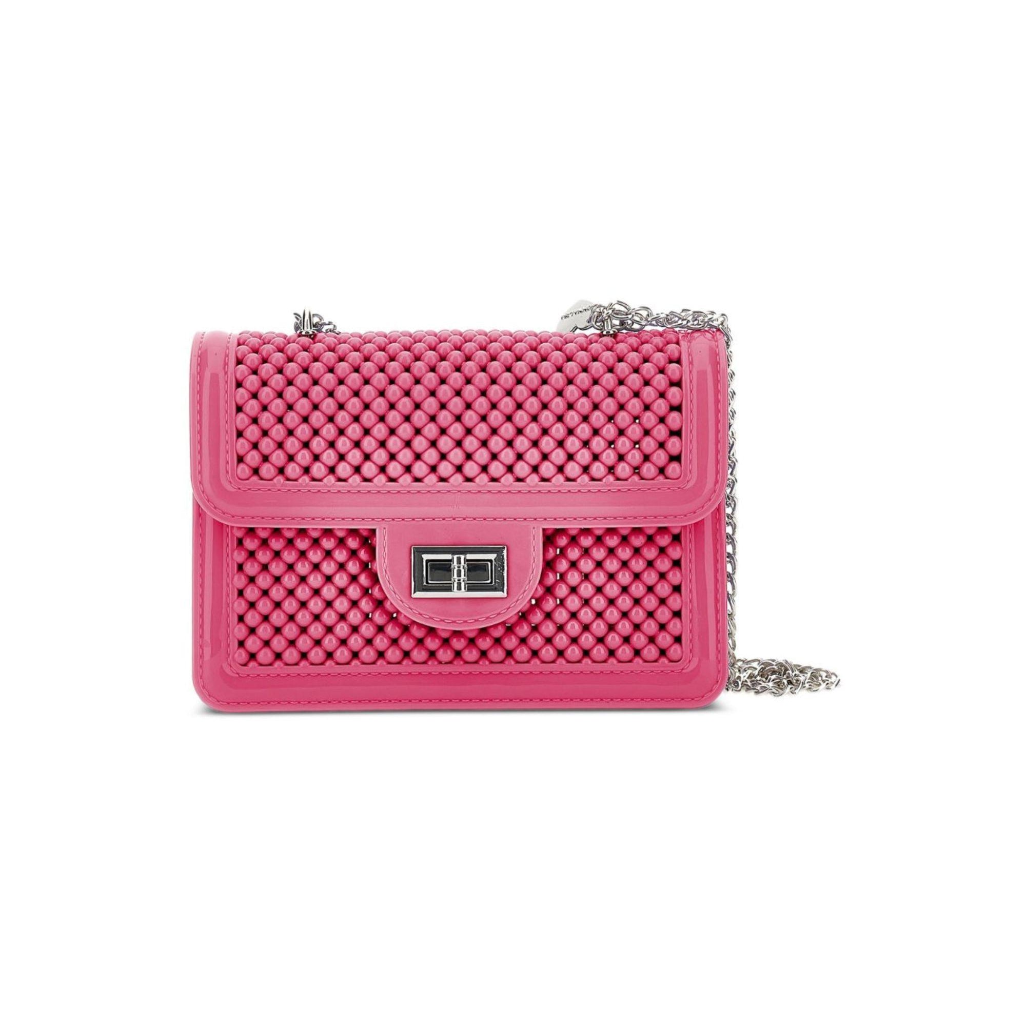Borsa per bambina Monnalisa fucsia con design a perline 17G000 7061 0097 MONNALISA KIDS