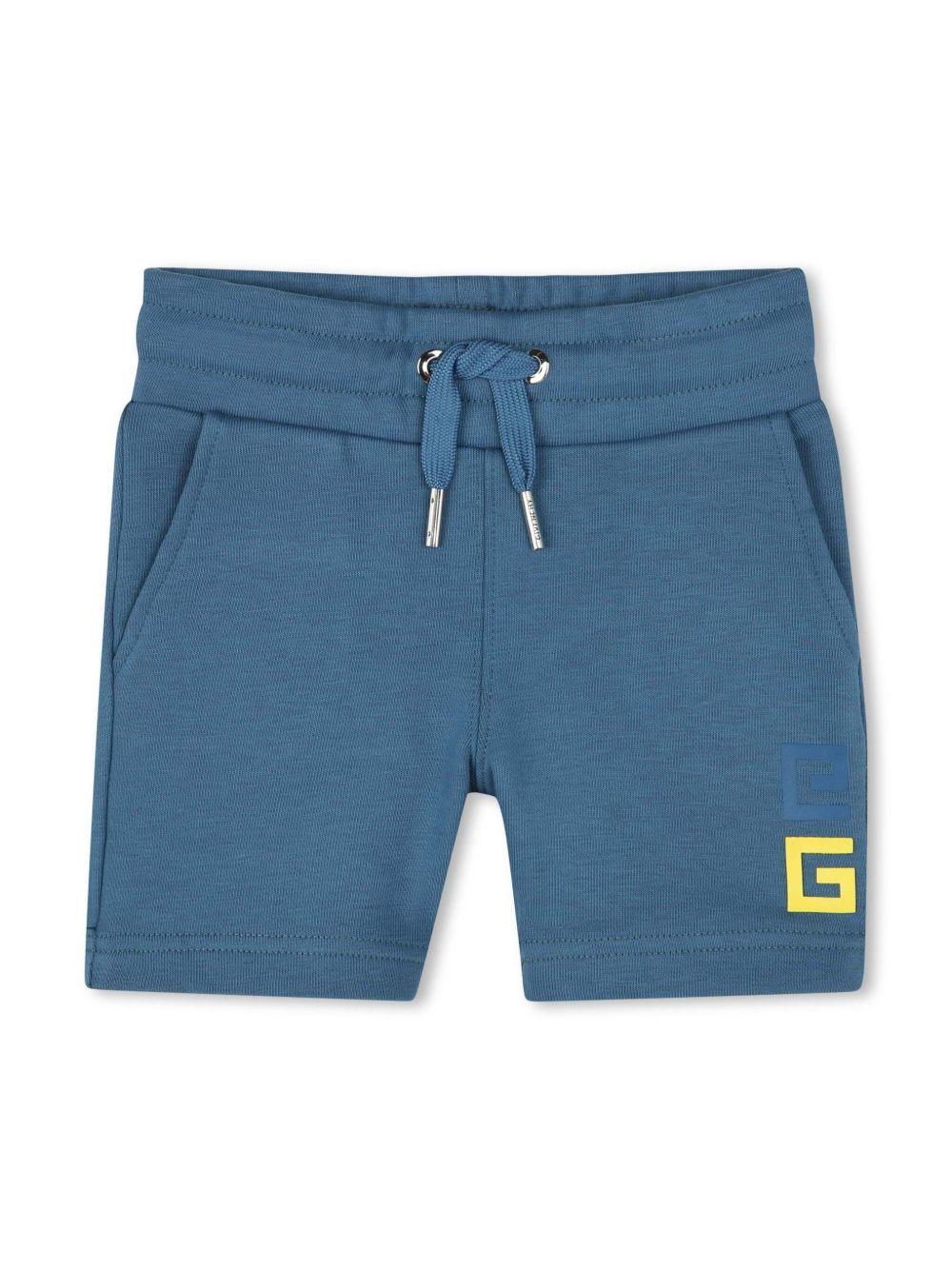 Tuta sportiva per neonato Givenchy Kids blu con stampa 4G H30629 80V GIVENCHY KIDS