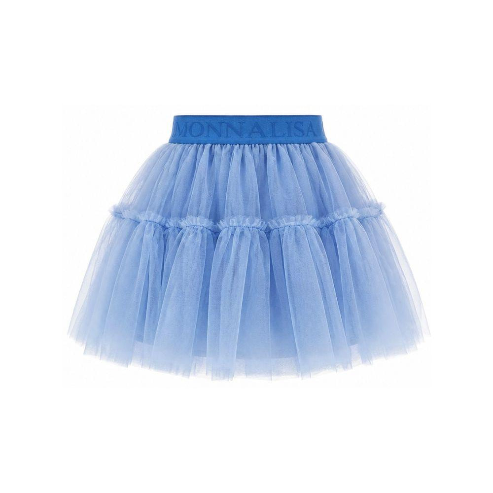 Gonna per bambina Monnalisa Kids blu con trama in tulle 17HGON T9945 0057 MONNALISA KIDS