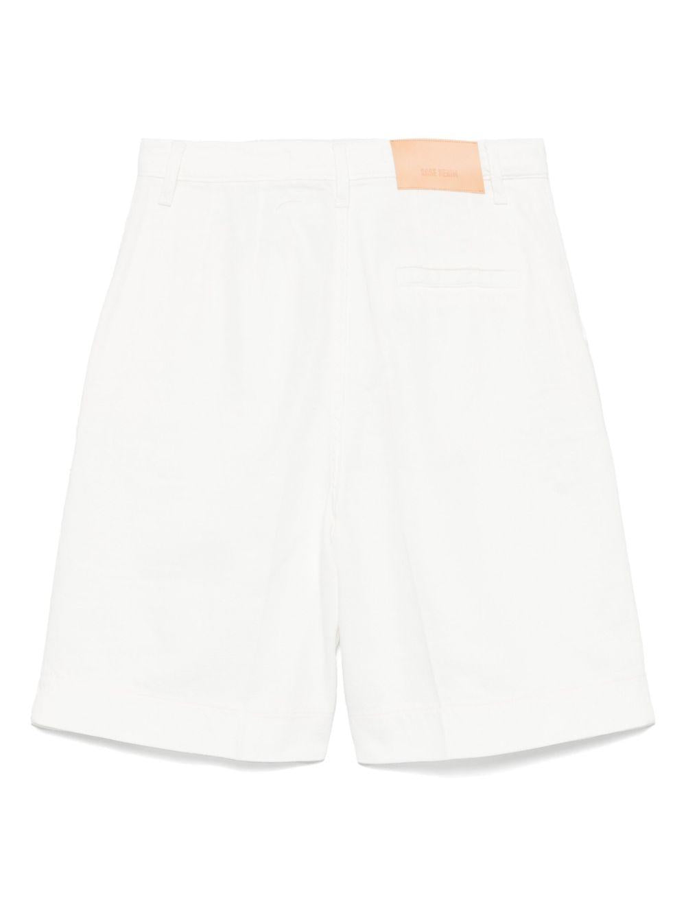 Shorts per donna Merci Tina bianco con due tasche diagonali laterali TINAW25PE BIANCO ROSE