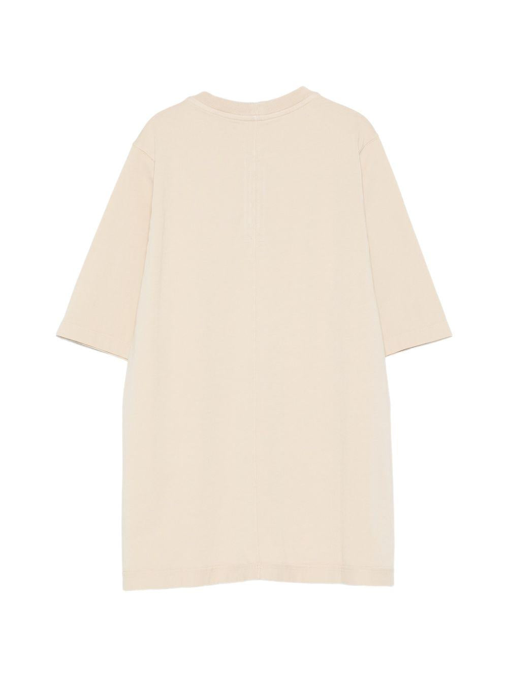 T-shirt per bambino Rick Owens Kids beige con girocollo BG01F3274RNP 138 RICK OWENS KIDS