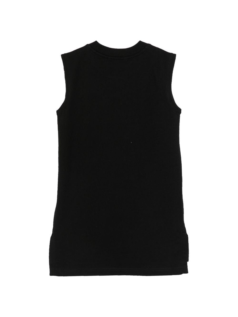 Abito per bambina Palm Angels Kids nero con stampa Teddy Bear PGDH003S26JER001 110 PALM ANGELS KIDS