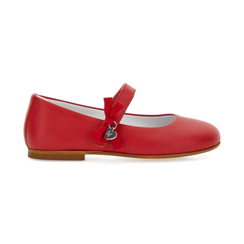 Ballerine per bambina Monnalisa rosse con dettaglio nastro 8CG002 7707 0044 MONNALISA KIDS