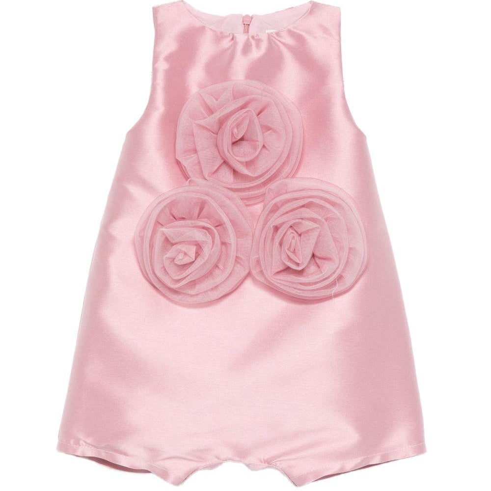 Tutina per neonata Alapage rosa con applicazioni floreali AL68B ROSA A'LAPAGE