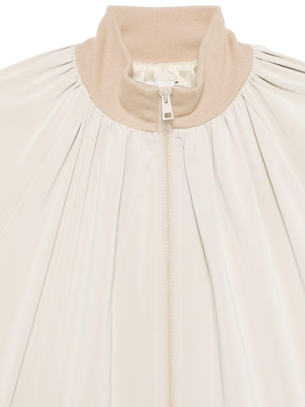 Giubbino per donna Alysi beige con chiusura con zip 116913 P6041 AVENA ALYSI