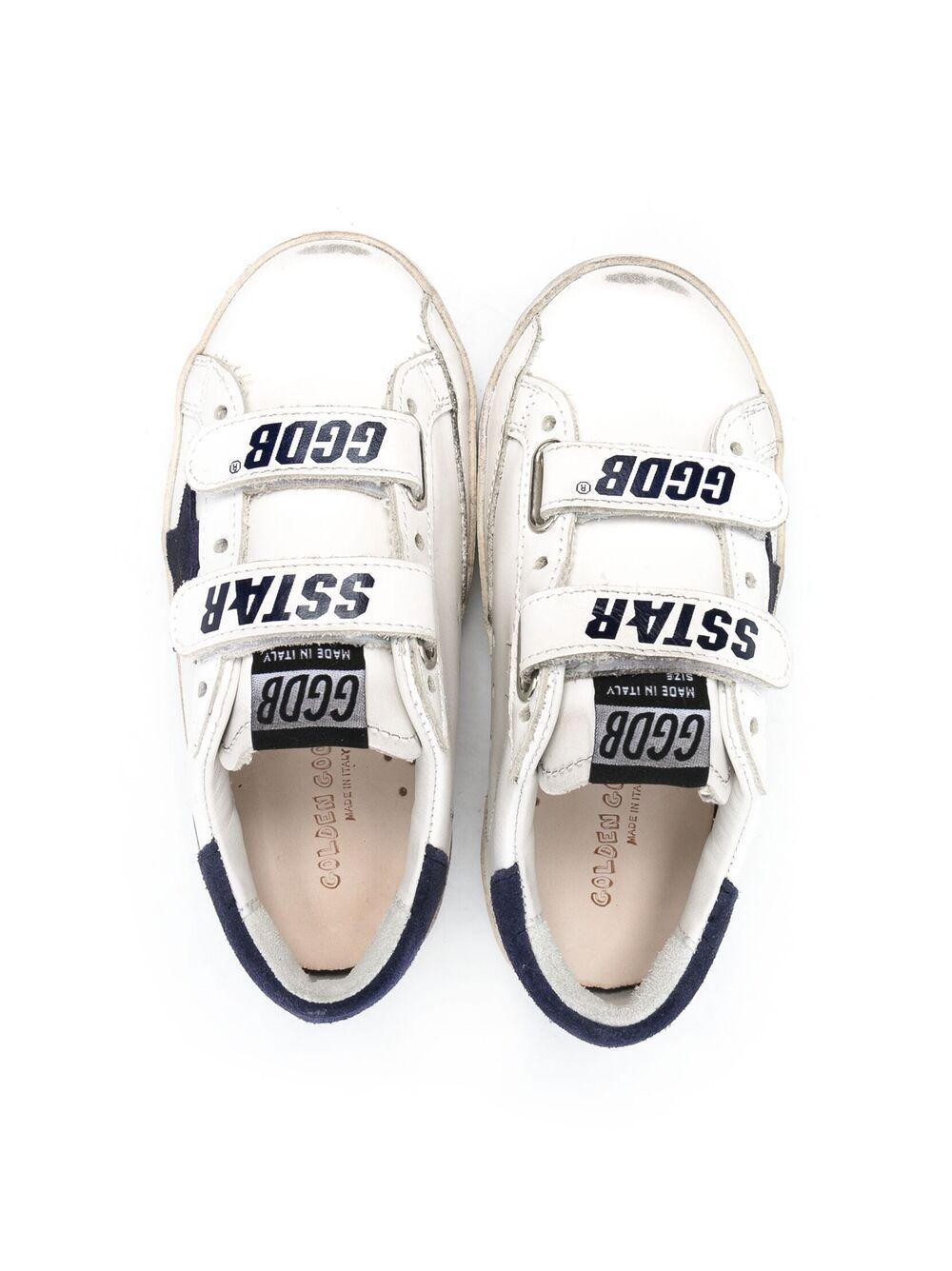 Sneakers per bambino Golden Goose Kids Superstar bianco con applicazione stella F00111F000418 10304 GOLDEN GOOSE KIDS