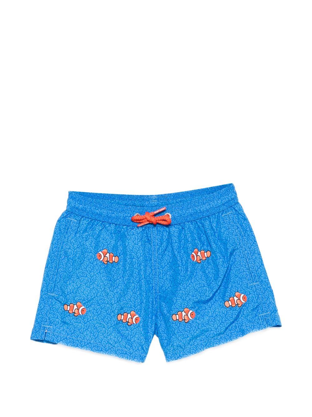 Costume per bambino MC2 Saint Barth Kids azzurro con motivo pesce Nemo JEA0014 02162L MC2 ST. BARTH KIDS