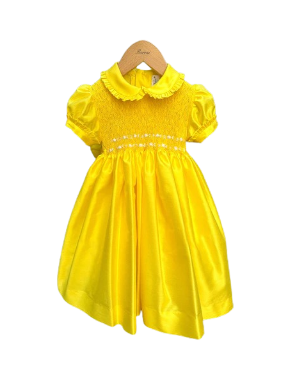 Abito con smock a mano 10678 GIALLO BARONI