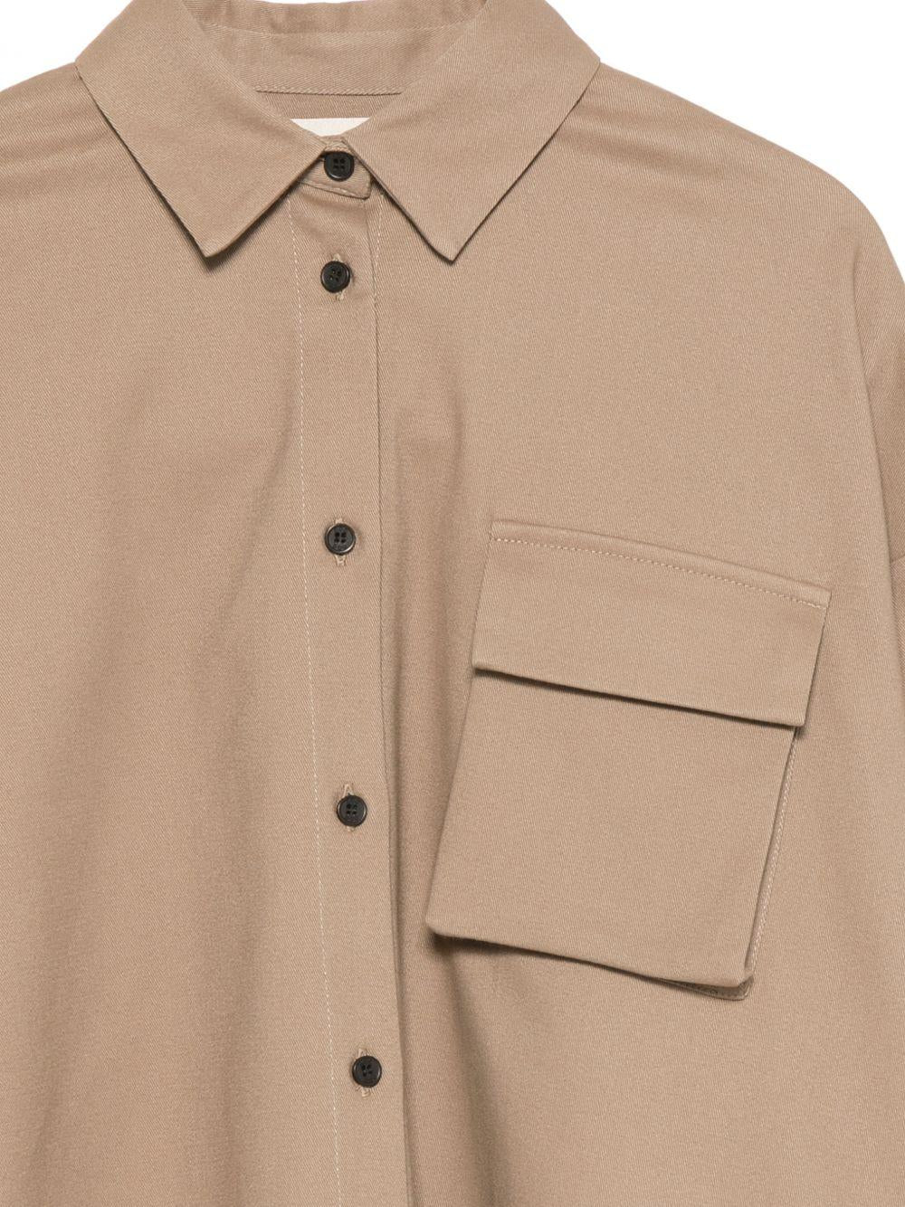 Abito per bambina Douuod Kids beige con colletto classico DZ1B10 G0073 343 DOUUOD KIDS
