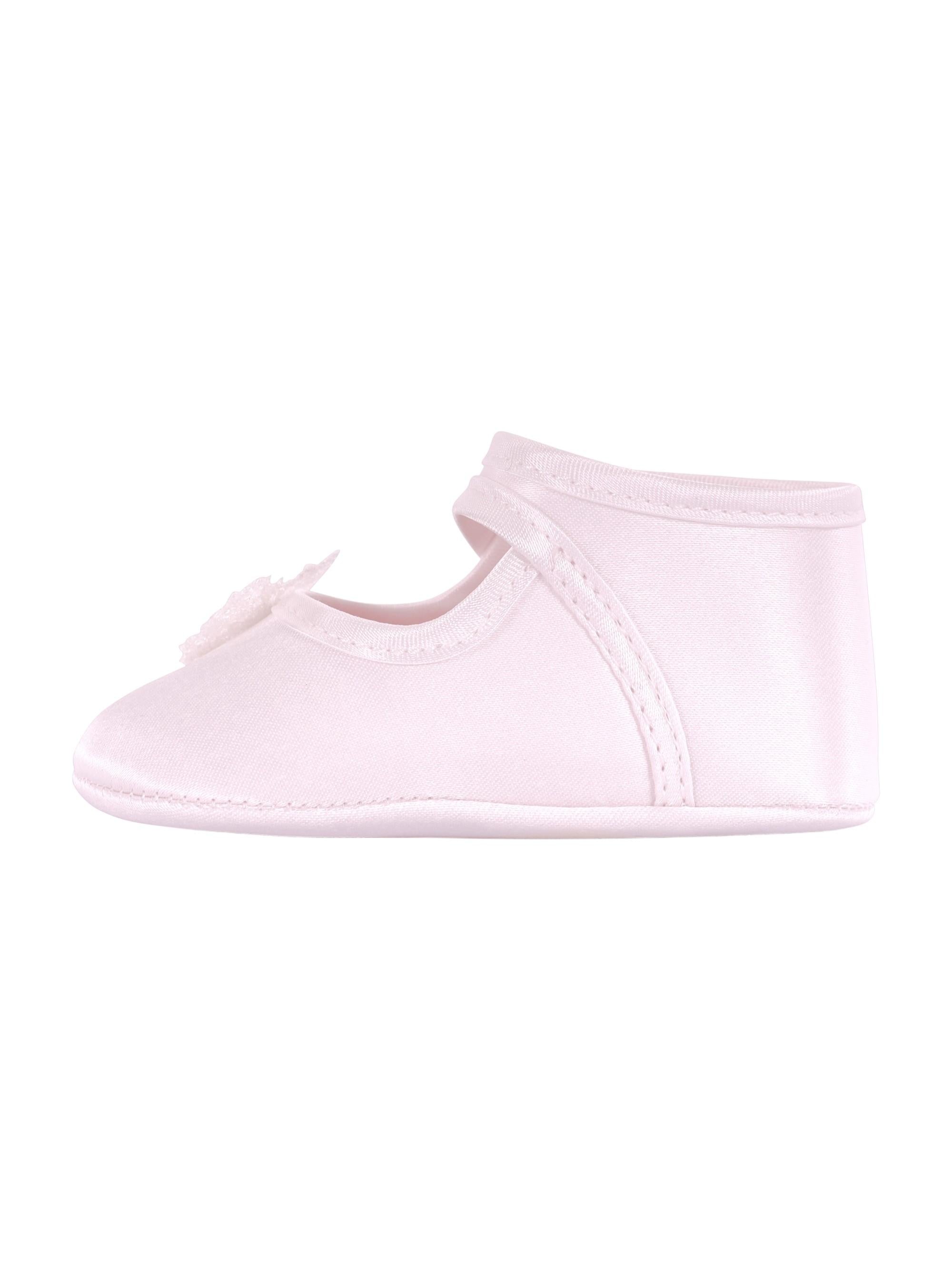 Scarpe per neonata Monnalisa rosa con dettagli decorativi 73G007 7121 092X MONNALISA KIDS