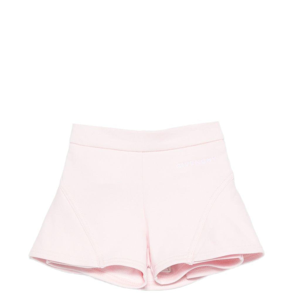 Shorts per neonata Givenchy Kids rosa con vita elasticizzata H31183 44Z GIVENCHY KIDS