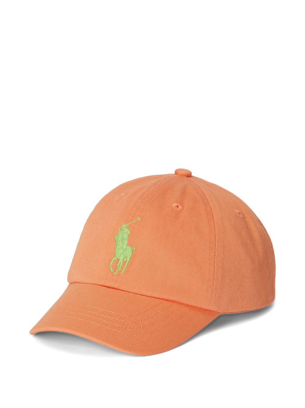Cappello da baseball per bambino Polo Ralph Lauren Kids arancione con motivo Polo Pony 323980965 508 Ralph Lauren kids